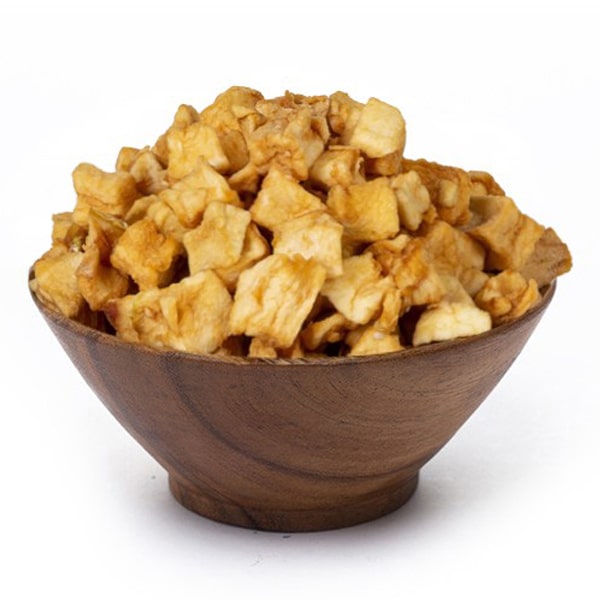 cubed apple chips